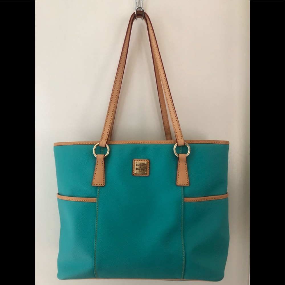 Large Dooney and Bourke Teal Handbag
